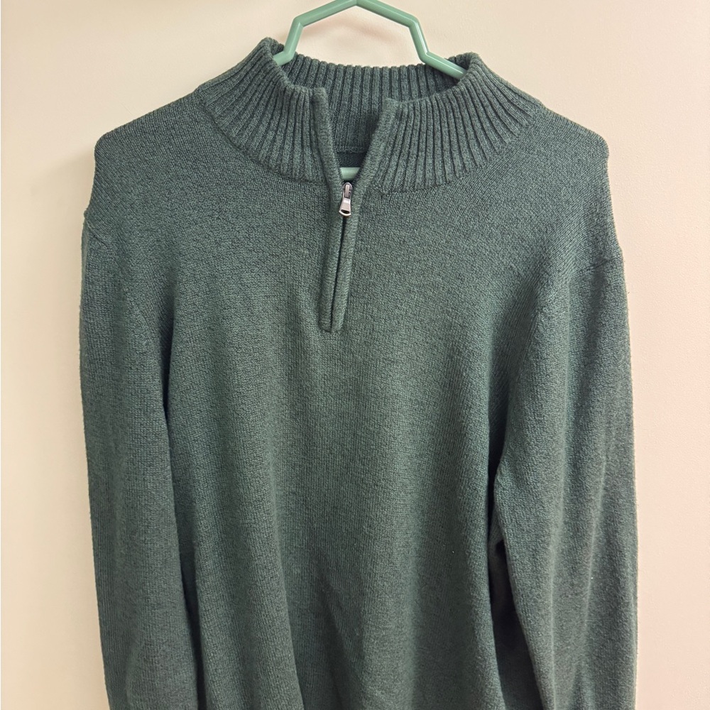 Croft & Barrow Green Quarter Zip